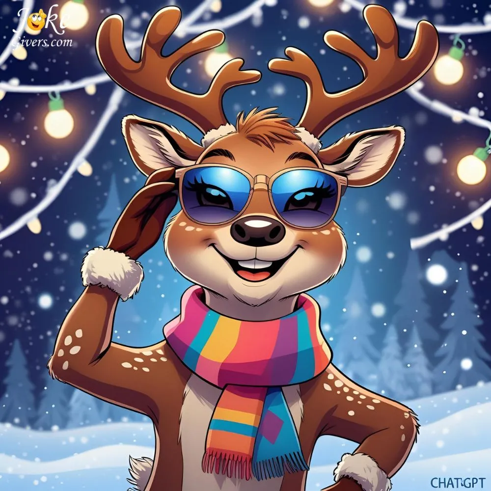 Reindeer look stylish