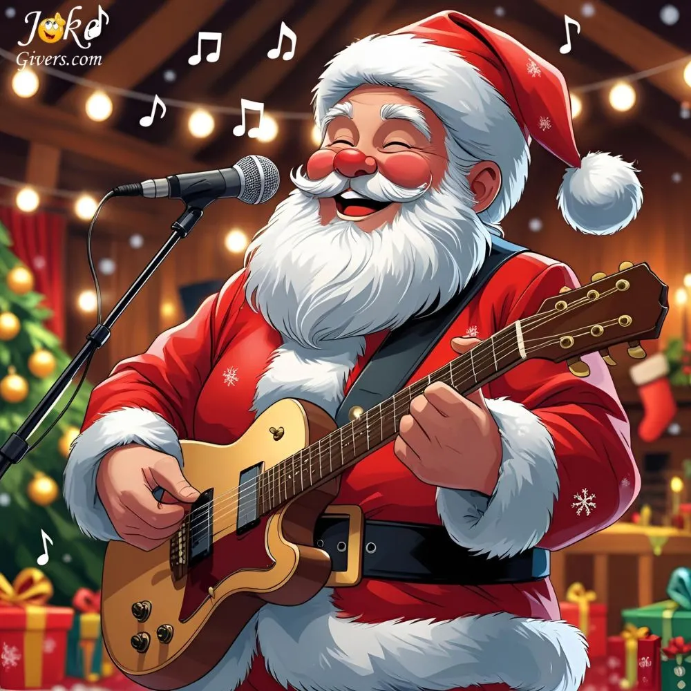 Santa love music