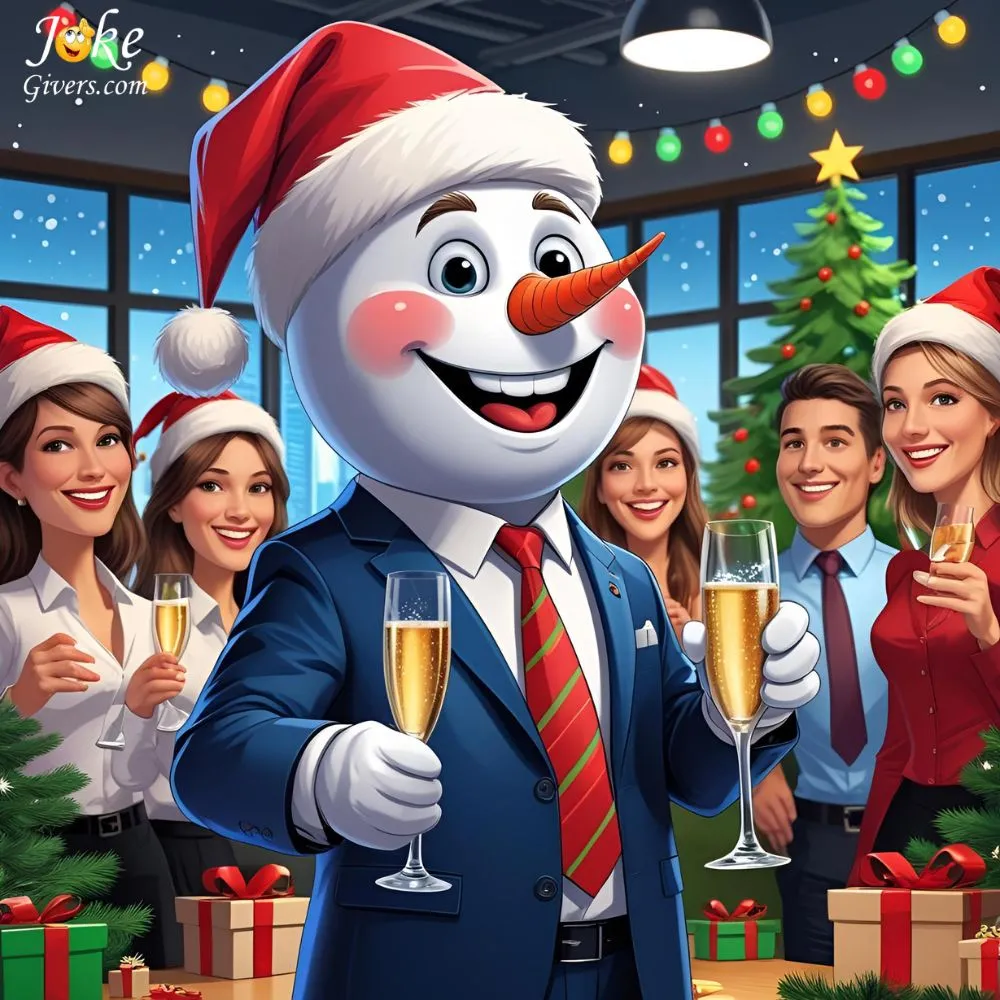 Snowman look smart