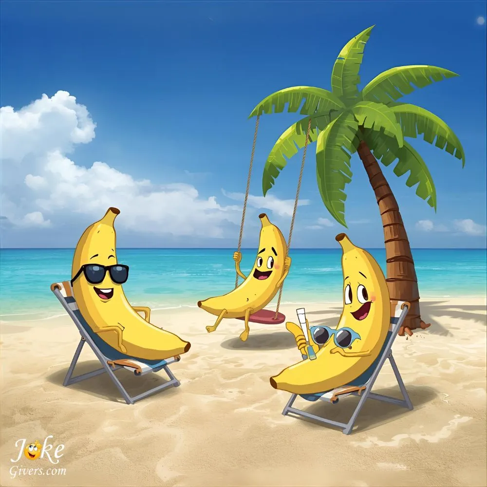 Bananas like the beach