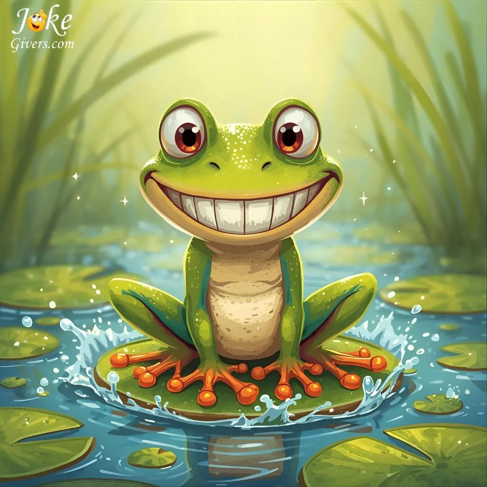 Frog smile