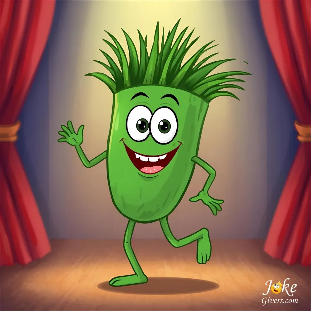 Grass’s goofy dance