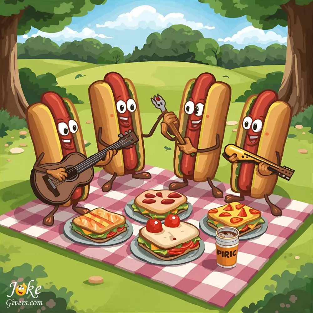 Hot dog blues.