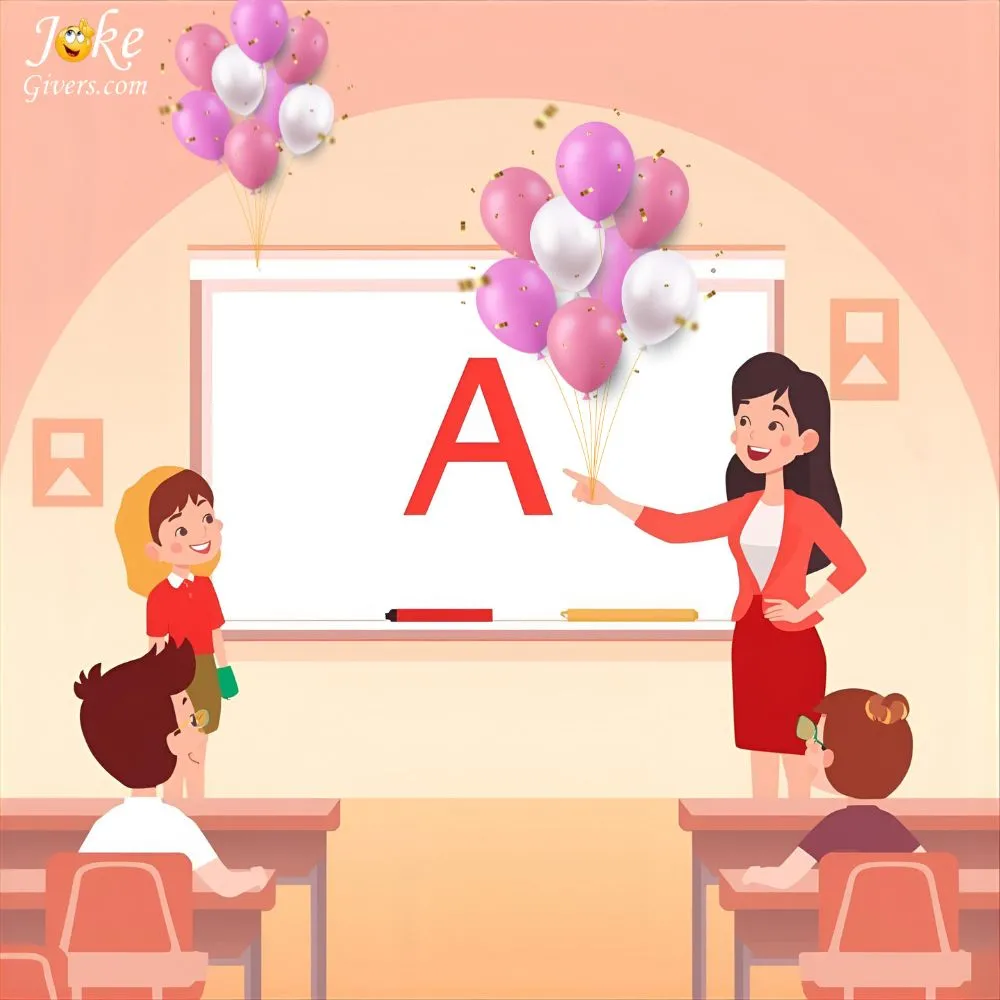  letter “A” smile