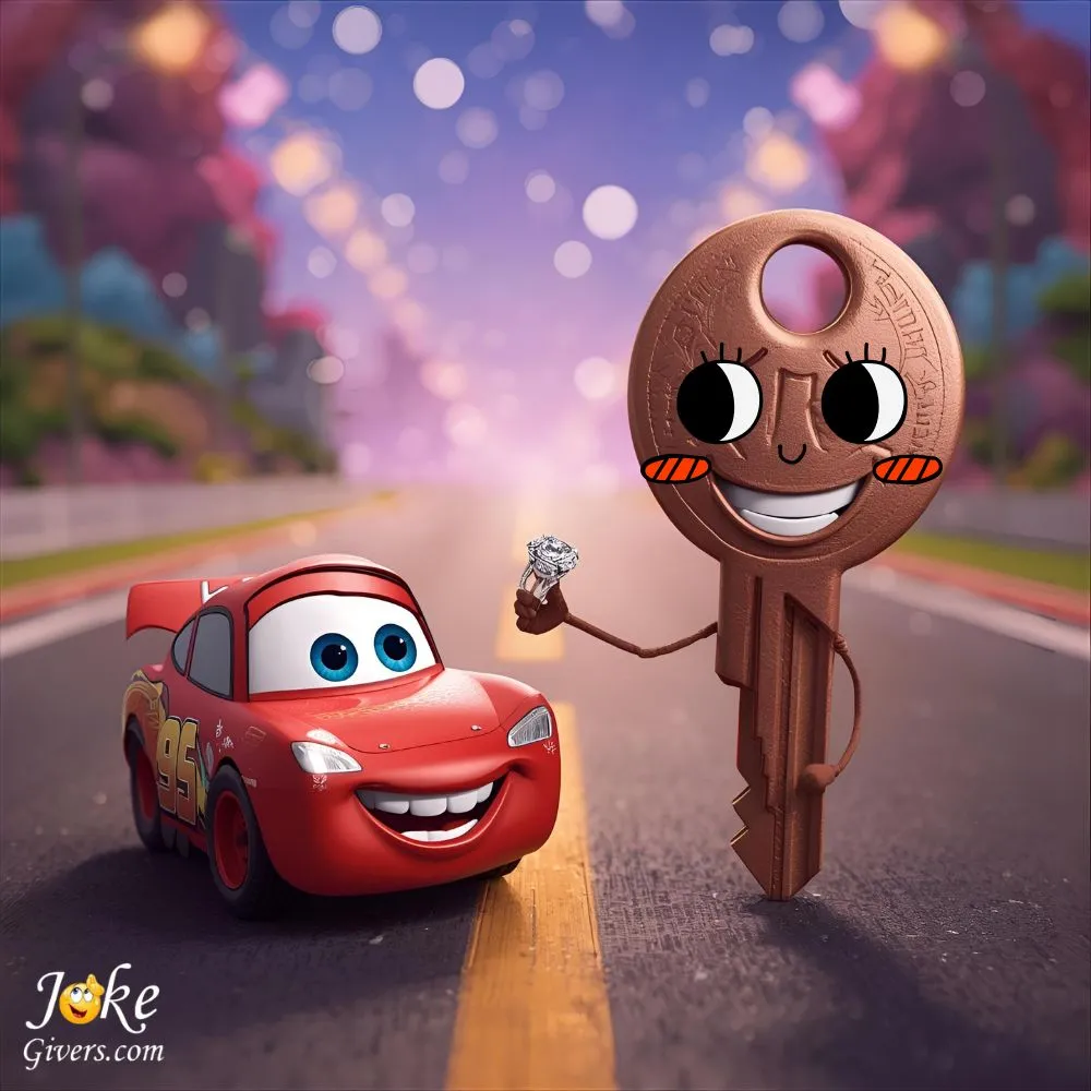 Car propose the key