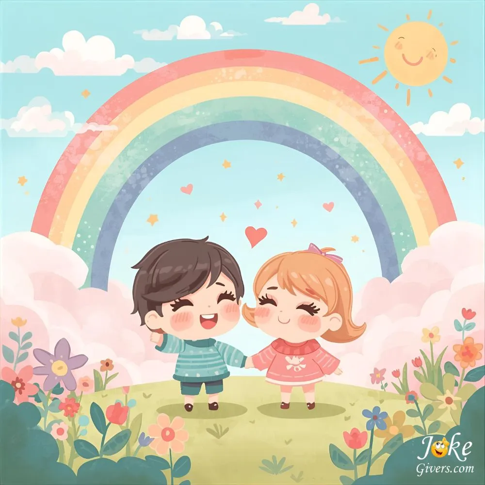 Rainbow promise the sky