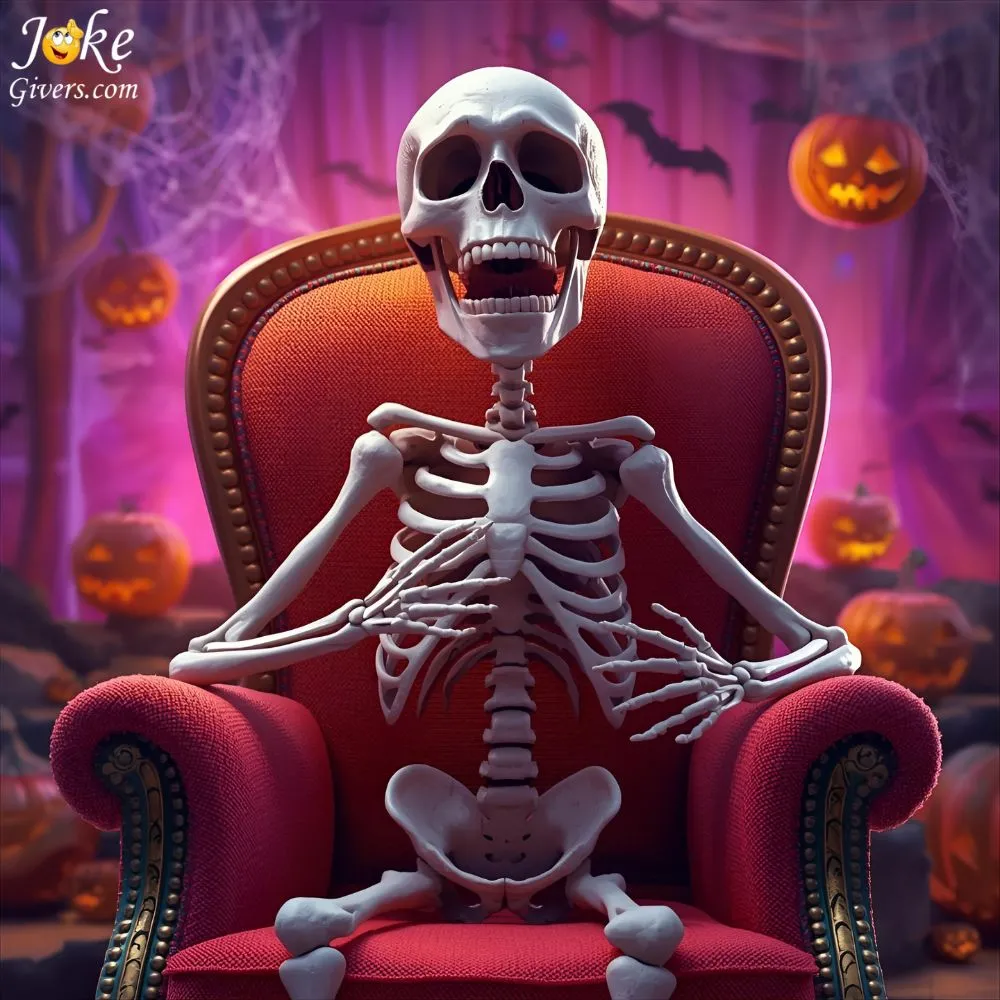 Skeleton laugh