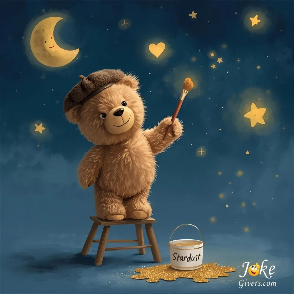 Teddy paint stars