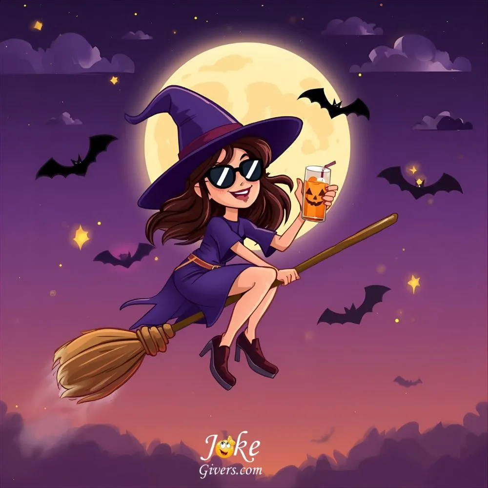 Witch wear sunglasses
