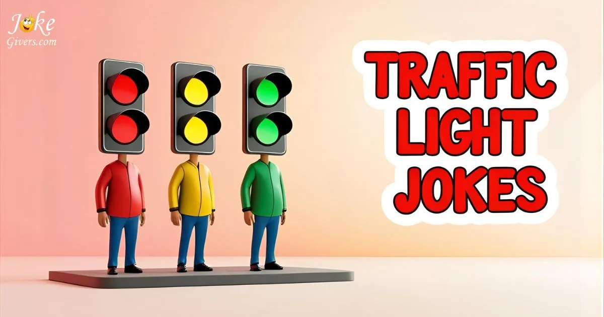 225+ Traffic Light Jokes That’ll Stop You with Laughter 🚦